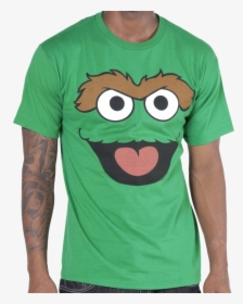 Transparent Oscar The Grouch Png - Oscar The Grouch Face, Png Download, Transparent PNG