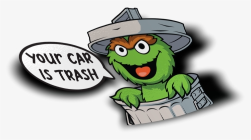 Oscar The Grouch Sticker - Cartoon, HD Png Download, Transparent PNG