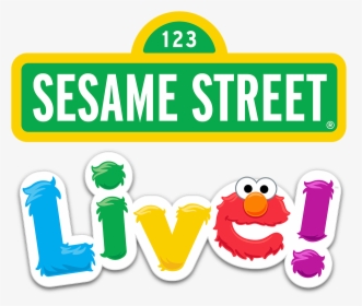 Transparent Oscar Clipart - Sesame Street Live Let's Party Logo, HD Png Download, Transparent PNG