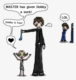 Transparent Dobby Png - Harry Potter Dobby Fan Art, Png Download, Transparent PNG