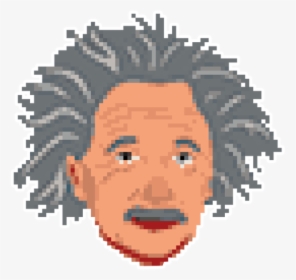 Albert Einstein Never Learned To Swim - Cartoon Albert Einstein Transparent, HD Png Download, Transparent PNG