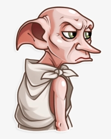 #harrypotter #dobby #sticker Harry Potter - Dobby Harry Potter Stickers, HD Png Download, Transparent PNG