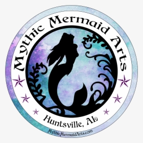 Mermaid Circle Silhouette, HD Png Download, Transparent PNG