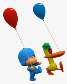 #freetoedit #pocoyo #pato #balloons #ftestickers #stickers - Birthday Pocoyo Png, Transparent Png, Transparent PNG