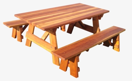 Transparent Picnic Table Png - Picnic Table Benches, Png Download, Transparent PNG