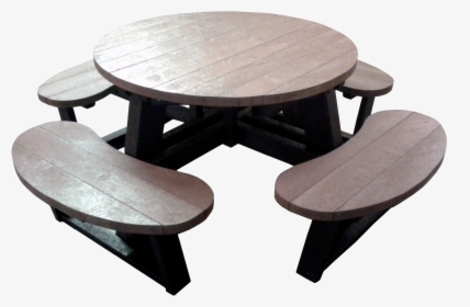 Round Large Picnic Table - Picnic Table, HD Png Download, Transparent PNG