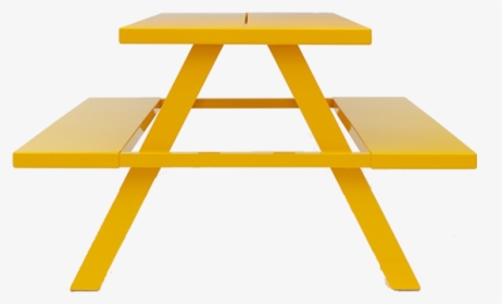 Web Roof Table - Yellow Picnic Table Png, Transparent Png, Transparent PNG