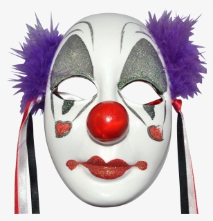 Transparent Masquerade Mask Transparent Png - Clown Face Paint Png, Png Download, Transparent PNG