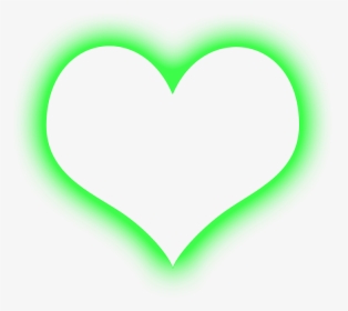 Green Glow Heart Transparent, HD Png Download, Transparent PNG