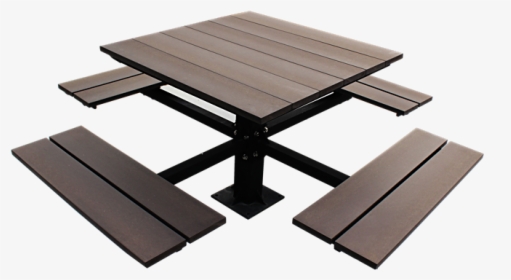 Commercial Recycled Plastic Outdoor Picnic Table Spp-104 - Picnic Table, HD Png Download, Transparent PNG