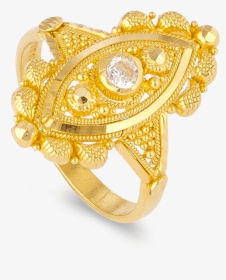 22ct Indian Gold Ring - Engagement Ring, HD Png Download, Transparent PNG