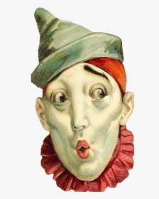 Vintage Clown Illustration, HD Png Download, Transparent PNG