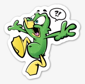 Surprised Duck Sticker, HD Png Download, Transparent PNG