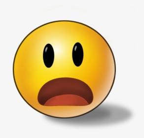 Clip Art Look Of Shock - Emoticon, HD Png Download, Transparent PNG