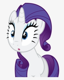 Rarity Vector By Flawlesstea - My Little Pony Rarity Surprised, HD Png Download, Transparent PNG