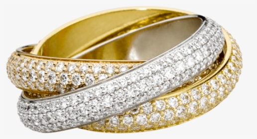 Gold-ring - Trinity De Cartier, HD Png Download, Transparent PNG