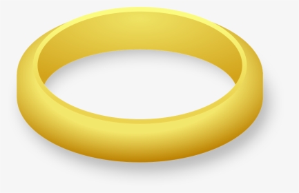 Transparent Free Wedding Ring Clipart - Gold Ring Clipart, HD Png Download, Transparent PNG