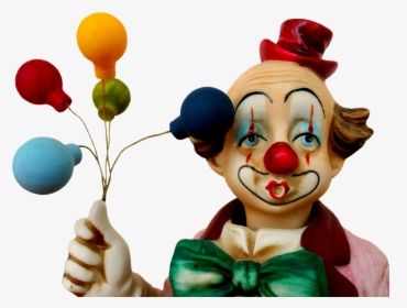 Statuette, Clown, Ballons, Colorful, Funny, Balloons - Clown, HD Png Download, Transparent PNG