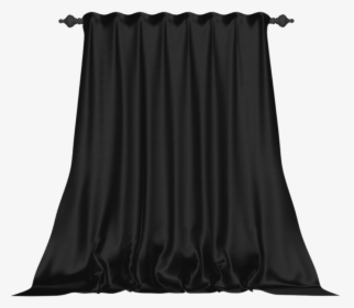 Curtain White Black Curtains Dress Png Image High Quality - Transparent Black Curtains Png, Png Download, Transparent PNG