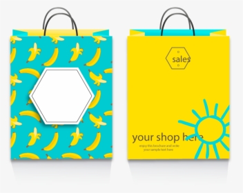 Transparent Shopping Bag Clipart - Vector Paper Bag Png, Png Download, Transparent PNG