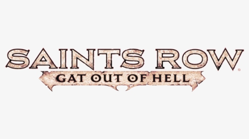 Saints Row Gat Out Of Hell Logo, HD Png Download, Transparent PNG