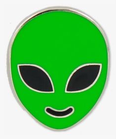 Alien Face Enamel Pin - Alien Face Clipart, HD Png Download, Transparent PNG