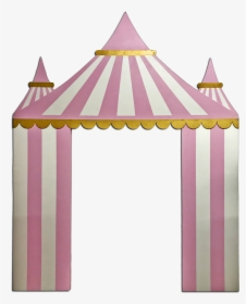 Pink Circus / Carnival Tent Backdrop - Pink Circus Tent Clipart, HD Png Download, Transparent PNG