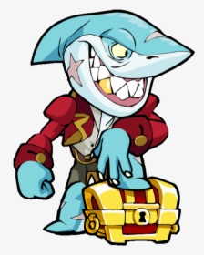 Shark Attack Thatch - Shark Thatch Brawlhalla, HD Png Download, Transparent PNG