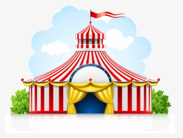 Love In The Elephant Tent - Transparent Background Circus Tent Clipart, HD Png Download, Transparent PNG