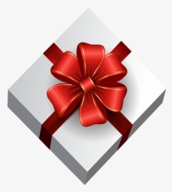 White Gift Bow Png - Christmas Wish List Background, Transparent Png, Transparent PNG