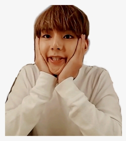 Bts V Taetae Taehyung Alien Niño Cute Army Omg Lol - V Bts Cute Face, HD Png Download, Transparent PNG
