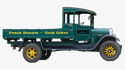 Delivery Truck Cut Donuts And Cider - Trailer Truck, HD Png Download, Transparent PNG