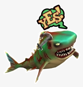 Double Head Shark Attack Messages Sticker-5 - Double Head Shark Attack First Dino Shark, HD Png Download, Transparent PNG