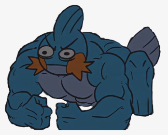 #art Buff Mudkip #freetoedit - Cartoon, HD Png Download, Transparent PNG