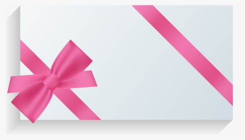 Pink Bow Gift Png Download - Bow Gift Png, Transparent Png, Transparent PNG