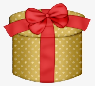 Gifts Clipart Round - Round Gift Box Clipart, HD Png Download, Transparent PNG