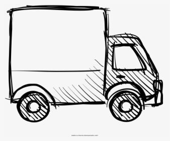 Transparent Delivery Truck Png - Truck For Coloring Png, Png Download, Transparent PNG