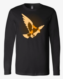 Pokemon Pidgeot Evolution Long Sleeve T Shirt - Red-tailed Hawk, HD Png Download, Transparent PNG