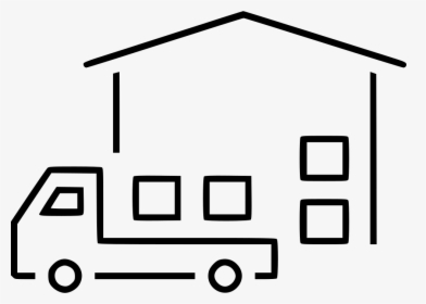 Delivery Storage Unit Warehouse Truck - Clip Art, HD Png Download, Transparent PNG