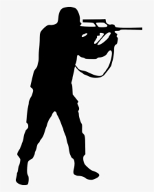 Call Of Duty Transparent Background - Soldier Silhouette, HD Png Download, Transparent PNG