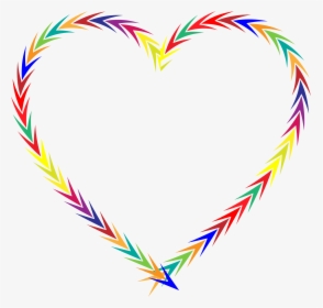 Heart,leaf,symmetry - Transparent Colorful Icons, HD Png Download, Transparent PNG