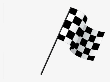 Black And White Car Flag, HD Png Download, Transparent PNG