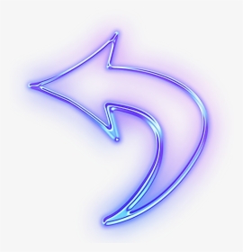 #seta Neon - Neon Blue Arrow Png, Transparent Png, Transparent PNG