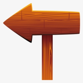 Arrowhead Board Indicator Element - Sign Wood Board Vector Png, Transparent Png, Transparent PNG