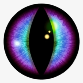#cateyes #eyes #cats #purple #blue#green #yellow - Blue Purple Dragon Eye, HD Png Download, Transparent PNG