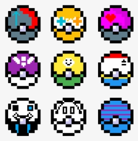 Undertale Character Pokeballs - Undertale Pokeballs, HD Png Download, Transparent PNG