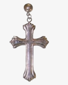 #cross #silverchain #gothic - Ukiran Salib, HD Png Download, Transparent PNG