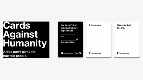Cards Against Humanity Logo Png - Cards Against Humanity Cards Png, Transparent Png, Transparent PNG