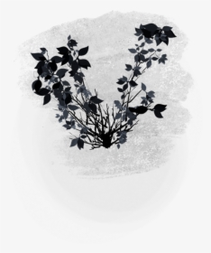 Ink Plants Bamboo Hand Painted Chinese Style Png And - Chinese Bamboo Painting Simple, Transparent Png, Transparent PNG