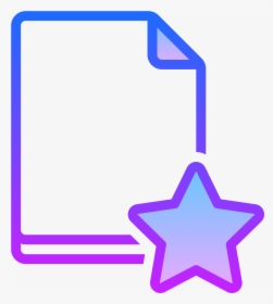 Bookmark Page Icon - Blue And Yellow Stars, HD Png Download, Transparent PNG
